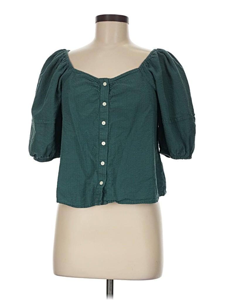 Pre-owned Universal Thread 3/4 Sleeve Blouse In Blue