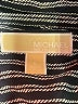 MICHAEL Michael Kors 100% Polyester Stripes Gray Long Sleeve Blouse Size L - photo 6