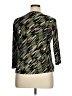 JM Collection 100% Nylon Green 3/4 Sleeve Top Size XL (petite) - photo 2