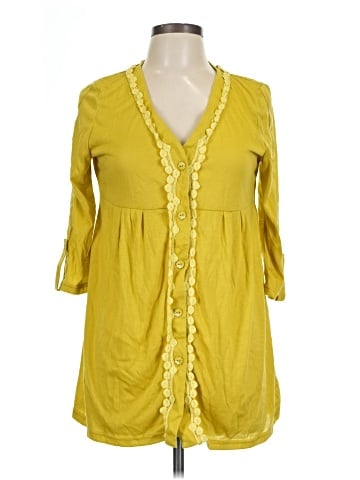 Young Essence 3/4 Sleeve Blouse (view 1)