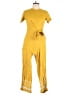 Assorted Brands Solid Yellow Jumpsuit Size M - photo 1