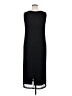 Karin Stevens 100% Polyester Solid Black Casual Dress Size 14 - photo 2