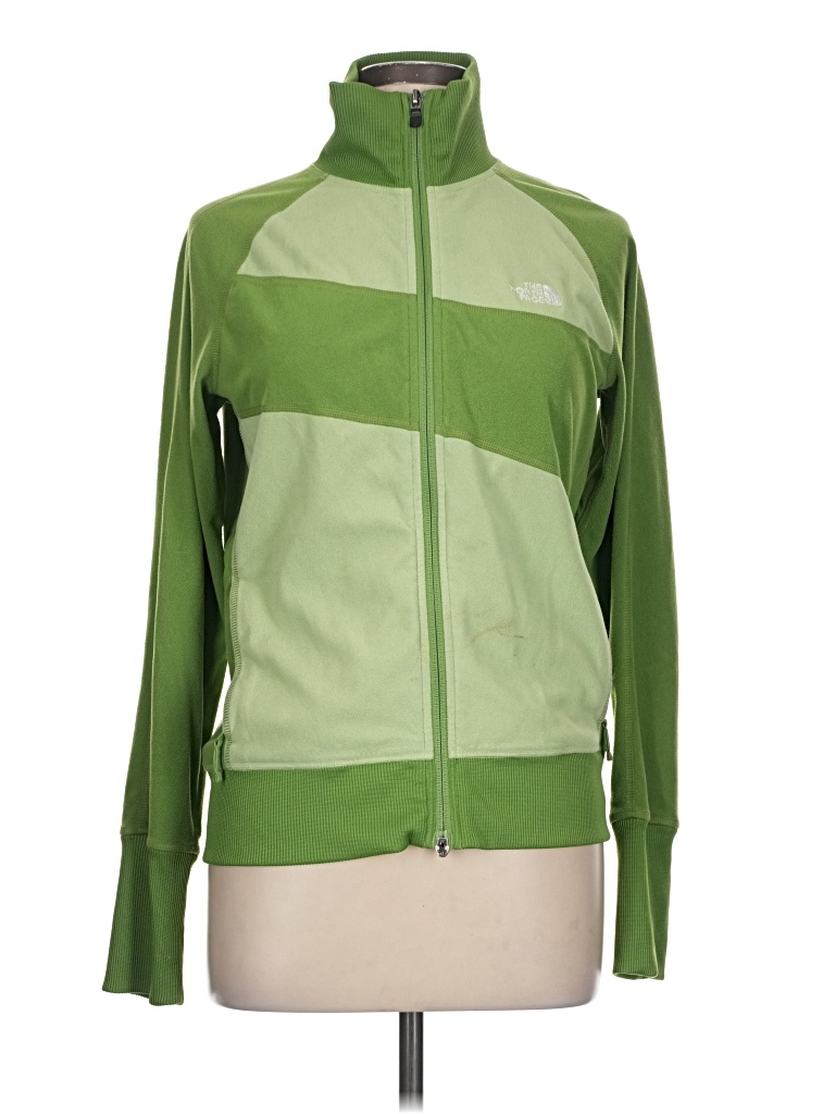 Pre-owned The North Face Track Jacket In Green