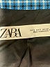 Zara Checkered-gingham Blue Blazer Size S - photo 6