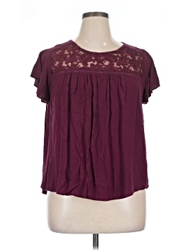 August Mist Short Sleeve Blouse