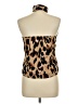 Unbranded Animal Print Brown Sleeveless Blouse Size L - photo 2