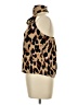 Unbranded Animal Print Brown Sleeveless Blouse Size L - photo 5
