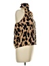 Unbranded Animal Print Brown Sleeveless Blouse Size L - photo 4