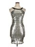 Unbranded Metallic Silver Cocktail Dress Size XL - photo 1