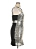 Unbranded Metallic Silver Cocktail Dress Size XL - photo 4