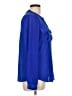 Charlotte Russe 100% Polyester Blue button down Size L - photo 4