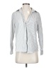Madewell 100% Cotton Stripes Silver Long Sleeve Blouse Size XS - photo 1