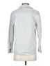 Madewell 100% Cotton Stripes Silver Long Sleeve Blouse Size XS - photo 2