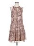 Drew 100% Polyester Paisley Brown Casual Dress Size S - photo 1