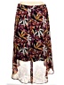 Catherines 100% Polyester Tropical Red Casual Skirt Size 2X - photo 2