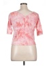 Candie's Tie-dye Pink Short Sleeve Top Size XL - photo 2