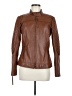 Neiman Marcus 100% Leather Brown Leather Jacket Size M - photo 1