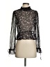 BCBGeneration 100% Polyester Black Long Sleeve Blouse Size S - photo 1