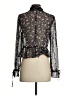 BCBGeneration 100% Polyester Black Long Sleeve Blouse Size S - photo 2
