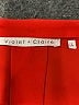 Violet & Claire 100% Polyester Red Sleeveless Blouse Size L - photo 7