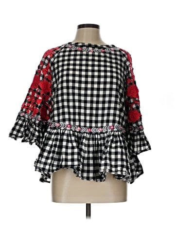 Pankaj & Nidhi 3/4 Sleeve Blouse (view 1)