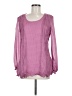 Young Essence 100% Polyester Pink Long Sleeve Blouse Size M - photo 1