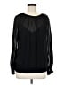 Ecru 100% Rayon Black Long Sleeve Blouse Size M - photo 1