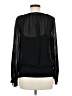 Ecru 100% Rayon Black Long Sleeve Blouse Size M - photo 2