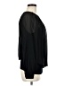 Ecru 100% Rayon Black Long Sleeve Blouse Size M - photo 4
