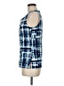 Crosby 100% Rayon Blue Sleeveless Blouse Size M - photo 5