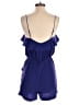Laundry by Shelli Segal 100% Silk Solid Blue Romper Size 2 - photo 2