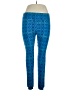 Lularoe Print Blue Leggings Size 1X (Tall & Curvy) - photo 1