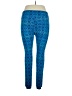 Lularoe Print Blue Leggings Size 1X (Tall & Curvy) - photo 2