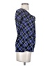 Christine Gerard Blue Short Sleeve Blouse Size S - photo 4