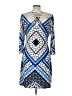 Jessica Simpson Graphic Blue Casual Dress Size 12 - photo 2
