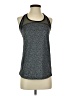 Nike 100% Polyester Gray Active Tank Size S - photo 1