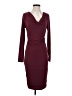 Assorted Brands Solid Burgundy Cocktail Dress Size S - photo 1