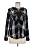 Express Outlet 100% Rayon Black Long Sleeve Henley Size M - photo 1
