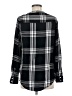 Express Outlet 100% Rayon Black Long Sleeve Henley Size M - photo 2