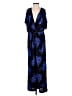 H&M 100% Viscose Blue Jumpsuit Size 2 - photo 1