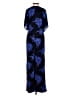 H&M 100% Viscose Blue Jumpsuit Size 2 - photo 2