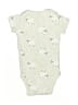 Precious Firsts Print Ivory Short Sleeve Onesie 0-3 MO / 3 MO - photo 2