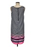 Halogen 100% Polyester Stripes Pink Casual Dress Size M - photo 2