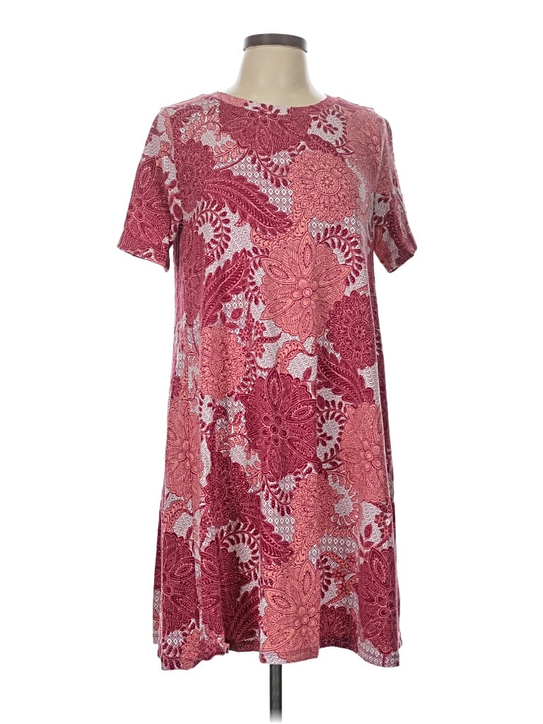 Pre-owned Ann Taylor Loft Kimono In Burgundy