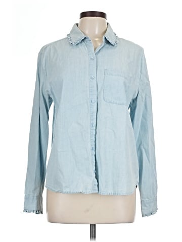 a.n.a. A New Approach Long Sleeve Button-Down Shirt (view 1)