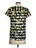 Peter Pilotto for Target 100% Polyester Yellow Short Sleeve Blouse Size S - photo 2