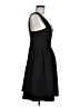 H&M Solid Black Cocktail Dress Size 6 - photo 4
