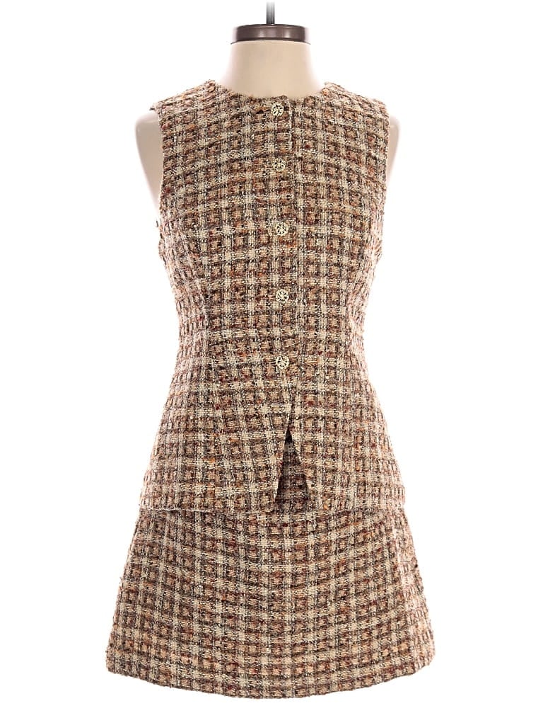 Pre-owned Astr Romper In Brown