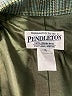 Pendleton 100% Wool Plaid Green Wool Blazer Size 10 - photo 6