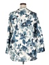NORACORA 100% Polyester Floral Blue 3/4 Sleeve Blouse Size XXL - photo 2